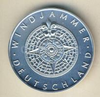 Németország DN "Thor Heyerdahl vitorlás 1930" Ag emlékérem 20g T:BU