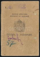 1923 Okleveles bányamérnök számára kiállított fényképes oklevél / Hungarian passport