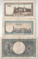 Románia 1941-1947. 500L-1.000.000L (7xklf) T:F,VG
Románia 1941-1947. 500 Lei - 1.000.000 Lei (7xdif...