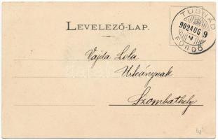 1902 Bálványosfürdő, Baile Balvanyos (Torja, Turia); Bálványos vár. Fénynyomat Divald műintézetéből ...