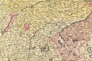 1720 Johann Baptist Homann (1664 -1724): Bavariae Circulus et Electorat ... / Bajorország térképe. S...