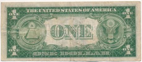 Amerikai Egyesült Államok 1935A 1$ "Silver Certificate - kisméretű" sárga pecsét, Észak-Af...