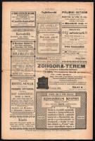 1909 Fiumei Estilap II. évf. 57. sz., 1909. márc. 12., szerk.: Dr. Brájjer Lajos, néhány apró sérülé...