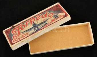 Torpedó cérna, Nagyatád papírdoboz, 18×7×2 cm