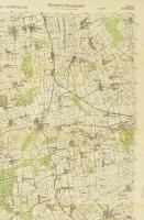 cca 1930 - 1940 M. Kir. Honvéd Térképészeti Intézet térképei: Miskolc, Mohács, Sümeg és Zalaegerszeg...