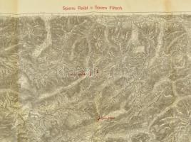 cca 1910 K. u. K. Militärgeographisches Instut kiadású térképek, közte: Orsova, Nagyrőce és Rimabány...