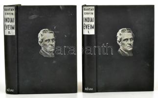 Baktay Ervin: Indiai éveim. I-II. köt. Bp., 1938, Révai. Fekete-fehér fotókkal illusztrált. Fekete-fehér fotókkal illusztrált. Kiadói egészvászon-kötés, kissé kopott borítóval.