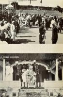 Baktay Ervin: Indiai éveim. I-II. köt. Bp., 1938, Révai. Fekete-fehér fotókkal illusztrált. Fekete-f...