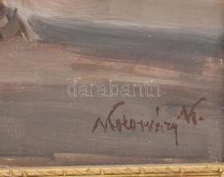 Kolozsváry Kamilló (1936-2008): Ló. Olaj, fa, jelzett. hátoldalán régi BÁV címkével. sérült keretben...