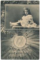 Kolozsvár, Cluj; Szent Mihály templom 1887-ben, piac. Régi képek után Joánovics Testvérektől. Hátold...