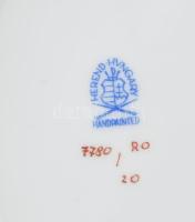 Herendi Rotschild mintás tálka. Kézzel festett, jelzett, hibátlan, 12x9 cm