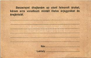 Pozsony, Pressburg, Bratislava; Tausky J. fiai nagykereskedő cége és női ruha divatáru és fehérnemű ...