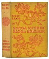 Ligeti Lajos: Sárga istenek, sárga emberek. Egy év Belső-Mongólia lámakolostoraiban. Bp., M. Kir. Egyetemi Nyomda. Fekete-fehér fotókkal illusztrált. Kiadói egészvászon kötés, kissé foltos borítóval.