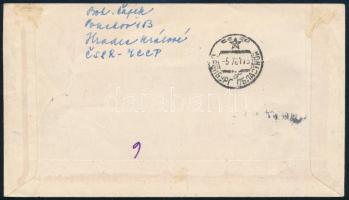 Jurij Alekszejevics Gagarin (1934-1968) szovjet űrhajós autográf aláírása alkalmi borítékon / Autogr...