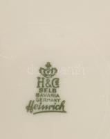 H & G Bavaria 3 részes reggeliző, jelzett, hibátlan, d: 19,5 cm