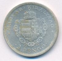 1935. 2P Ag "Rákóczi" T:AU,XF 
Adamo P7.2