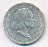 1936. 2P Ag "Liszt" T:AU,XF patina  Adamo P7.3