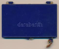 ~1969. "A Magyar Néphadsereg" ezüstpatinázott fém emlékérem pár "A Magyar Néphadsereg...