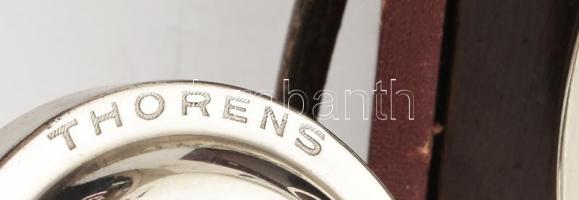Thorens hordozható gramofon. Komplett, működik, tartalék tűkkel . doboza 20x27 cm