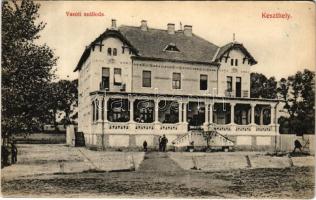 1910 Keszthely, Vasúti szálloda. Mérei Ignác 1910.