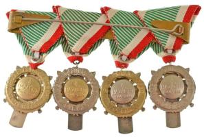 1989. "Magyar Politikai Foglyok Szövetsége - 1944-1989" műgyantás kitüntetés mellszalagon ...