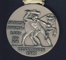 NSZK 1978. "Senator Forsterlauf - Illertissen" érdemérem T:2 szalaggal