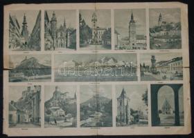 1938 Magyar Felvidék, a Pesti Hírlap térképmelléklete (hajtásoknál kopott) / The new borders of Hung...