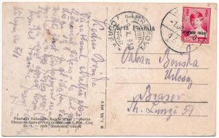 1930 Kiskapus, Kis-Kapus, Kleinkopisch, Copsa Mica; vasútállomás / Gara / railway station (tűnyomok ...