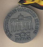 Németország 1992. "Marathon - Berlin" érdemérem T:2 szalaggal