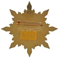 ~1990-2000. "Október 23 Hűség Érdemrend Csillaga" zománcozott és festett, aranyozott kitün...
