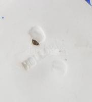 Címeres Hollóházi falitál, kézzel festett, jelzett, kopott, d: 23 cm