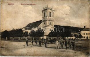 1915 Zágon, Zagon (Kovászna, Covasna); Református templom. Szőts Albert felvételei / Calvinist church (r)