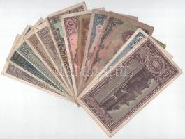 13db-os magyar Pengő bankjegytétel T:F,VG