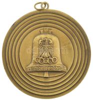 DN Az 1936 "XI. Olimpia Berlin" résztvevői érmének jelzett modern másolata, füllel (80mm) ...