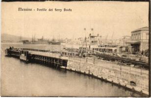 Messina, Pontile dei Ferry Boats / ferry port, ships