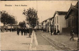 Messina, Viale S. Martino / street view, shops