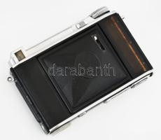 Voigtlander Bessa 46 fényképezőgép, Voigtlander Heliar 1:3.5 objektívvel, sérült bőr tokban