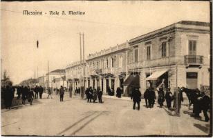 Messina, Viale S. Martino / street view, shops