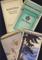 1938 4 db Németország és Ausztria turista-prospektus / 4 tourist-guides: Germany, Austria