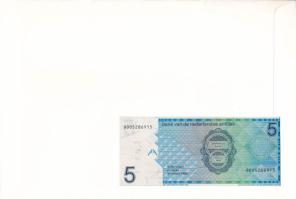 Holland-Antillák 1986. 5G borítékban, alkalmi bélyeggel és bélyegzéssel T:UNC
Netherlands Antilles ...