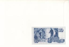 Izland 1961. 10K borítékban bélyeggel, bélyegzéssel T:UNC Iceland 1961. 10 Kronur in envelope with s...