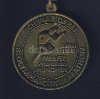 NSZK 1988. "6. Olimpia - városi marathon" érdemérem T:2 szalaggal