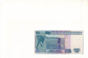 Peru 1987. 10I felbélyegzett borítékban, bélyegzéssel T:UNC Peru 1987. 10 Intis in envelope with sta...