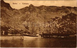 Kotor, Cattaro; ship + "K.u.K. Festungsartillerieregiment Nr.5"