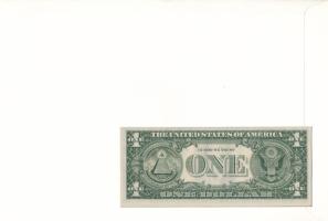 Amerikai Egyesült Államok 1985. 1$ felbélyegzett borítékban, bélyegzéssel T:UNC 
USA 1985. 1 Dollar...