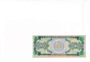 Nicaragua 1990. 1C borítékban, alkalmi bélyeggel és bélyegzéssel T:UNC
Nicaragua 1990. 1 Cordoba in...