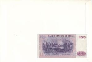 Chile 1983. 100P felbélyegzett borítékban, bélyegzéssel T:UNC
Chile 1983. 100 Pesos in envelope wit...