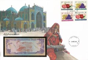 Afganisztán 1979. 20A felbélyegzett borítékban, bélyegzéssel T:UNC Afghanistan 1979. 20 Afghanis in envelope with stamp and cancellation C:UNC