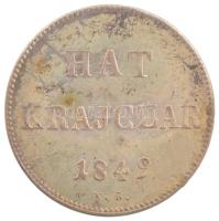 1849NB 6kr Ag T:XF Adamo B3