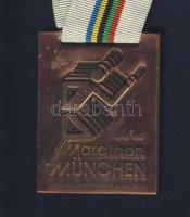 NSZK 1983. "Müncheni maraton" érdemérem T:2 szalaggal